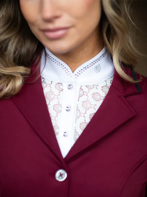 Equestrian stockholm Crystal Champion Top White